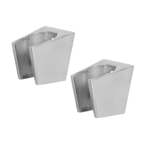 FONDOTIN 2 Stück Duschhalterung Wandhalterung aus Edelstahl badezimmer dusche halterung hängendes Duschregal duschkopf halterung Wandmontierter Duschständer Edelstahl 304 Silber von FONDOTIN