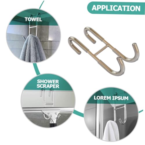 FONDOTIN 2 Stück Duschkabinenhaken aus Rostfreiem Edelstahl Verstärkte S haken zum Aufhängen von Handtüchern und Kleidung Platzsparend Korrosionsbeständig für Glasduschtüren und FONDOTIN 2 Stück Duschkabinenhaken aus Rostfreiem Edelstahl Verstärkte S haken zum Aufhängen von Handtüchern und Kleidung Platzsparend Korrosionsbeständig für Glasduschtüren und von FONDOTIN