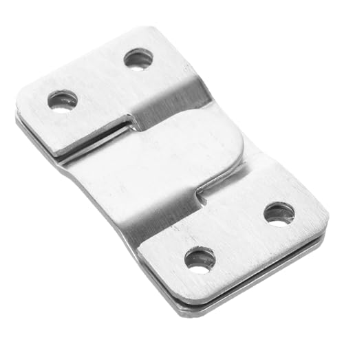 FONDOTIN 2 Stück Edelstahl Möbelverbinder Ineinandergreifende Aufhänger für Bilderrahmen Spiegelhalter Clips Robuste Wandbefestigung Vielseitig für Büro Badezimmer FONDOTIN 2 Stück Edelstahl Möbelverbinder Ineinandergreifende Aufhänger für Bilderrahmen Spiegelhalter Clips Robuste Wandbefestigung Vielseitig für Büro Badezimmer von FONDOTIN