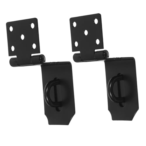 FONDOTIN 2 Stück Edelstahl Tür-verriegelung Schlossbügel Sicherheitsüberfalle Rostbeständig für Wohn Gewerbe Kompatibel mit Vorhängeschloss Einfache Montage Langlebig und Stabil FONDOTIN 2 Stück Edelstahl Tür-verriegelung Schlossbügel Sicherheitsüberfalle Rostbeständig für Wohn Gewerbe Kompatibel mit Vorhängeschloss Einfache Montage Langlebig und Stabil von FONDOTIN