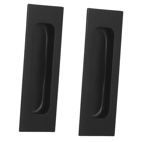 FONDOTIN 2 Stück Einbau Türgriffe für Schiebetüren Schwarze Versenkte Möbelgriffe für Schränke und Kleiderschränke Einfache Installation und Langlebiges Design FONDOTIN 2 Stück Einbau Türgriffe für Schiebetüren Schwarze Versenkte Möbelgriffe für Schränke und Kleiderschränke Einfache Installation und Langlebiges Design von FONDOTIN