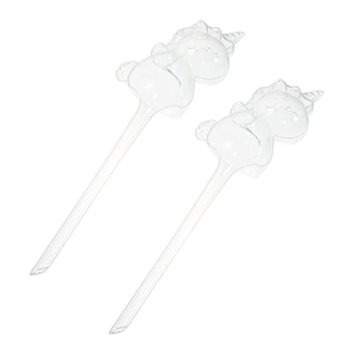 FONDOTIN 2 Stück Einhorn Bewässerungssystem Automatische Tropfbewässerung für Garten Balkon Topfpflanzen Selbstbewässernde Pflanzenhilfe für Innen Außenbereich Dekorativ und Zeitsparend von FONDOTIN