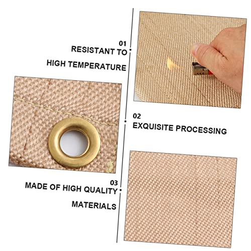 FONDOTIN 2 Stück Feuerfeste Isoliermatten Hitzebeständige Faltbare Unterlagen für Camping Outdoor Grillplatz Hitzeresistente Matten für Feuerschale Picknick Patio FONDOTIN 2 Stück Feuerfeste Isoliermatten Hitzebeständige Faltbare Unterlagen für Camping Outdoor Grillplatz Hitzeresistente Matten für Feuerschale Picknick Patio von FONDOTIN