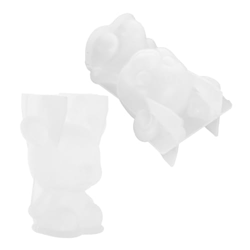 FONDOTIN 2 Stück Flexible Silikonform DIY Gießform für Handgemachte Tierornamente Einfaches Entformen Vielseitig für Basteln Zuhause Schule und Studio Geeignet von FONDOTIN