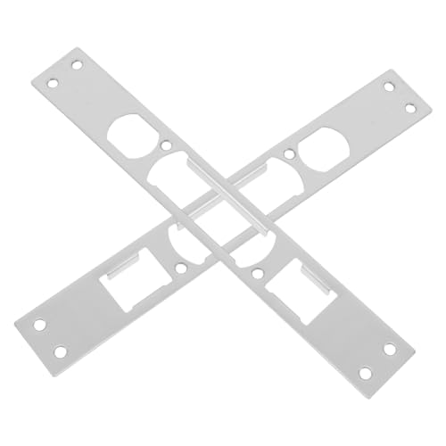 FONDOTIN 2 Stück Front Tür Verstärkung Schließblech Edelstahl für Sicherheitstür Kompatibel mit Deadbolt Schloss Robuste Metallplatte zur Türrahmenverstärkung und Einbruchschutz FONDOTIN 2 Stück Front Tür Verstärkung Schließblech Edelstahl für Sicherheitstür Kompatibel mit Deadbolt Schloss Robuste Metallplatte zur Türrahmenverstärkung und Einbruchschutz von FONDOTIN