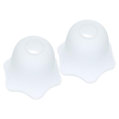 FONDOTIN 2 Stück Glass Lampenschirm Dekorative Abnehmbare Deckenleuchte Lamp Shade Ornament für Wohnzimmer Schlafzimmer von FONDOTIN