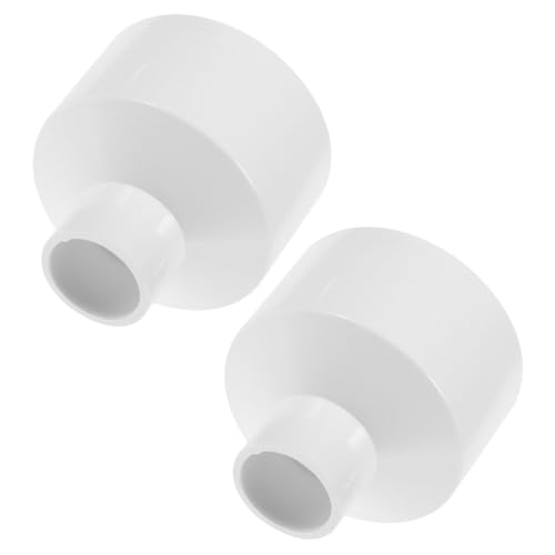 FONDOTIN 2 Stück Hydroponic Connector PVC Rohrfitting Teilig Wasseradapter Leichtgewichtig Einfache Installation Vielseitig Einsetzbar Für Bewässerungssysteme Garten Landwirtschaft von FONDOTIN