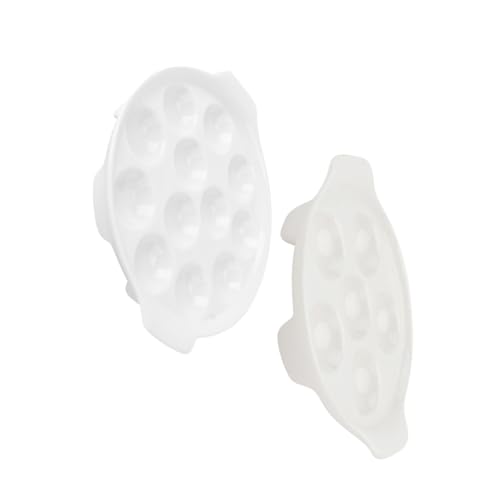 FONDOTIN 2 Stück Keramik Escargot Backgeschirr mit Griffen Hitzebeständig Spülmaschinenfest Mikrowellengeeignet für Ofen und Grill für Küche Bbq und Restaurant Gleichmäßige Wärmeverteilung FONDOTIN 2 Stück Keramik Escargot Backgeschirr mit Griffen Hitzebeständig Spülmaschinenfest Mikrowellengeeignet für Ofen und Grill für Küche Bbq und Restaurant Gleichmäßige Wärmeverteilung von FONDOTIN