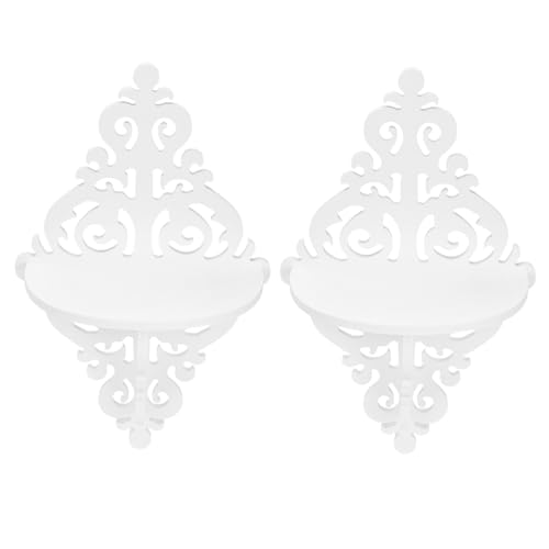 FONDOTIN 2 Stück Kreatives Wandregal Praktisches Aufbewahrungsregal zum Hängen Platzsparender Organizer für Wohnzimmer und Schlafzimmer Leicht zu Montieren Stilvolles Wanddekor von FONDOTIN