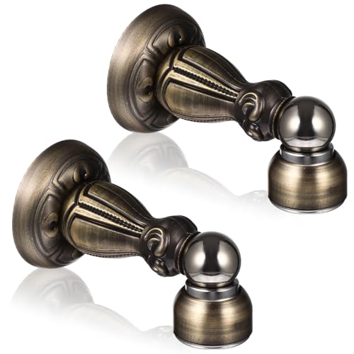 FONDOTIN 2 Stück Magnetischer Türstopper aus Robustem Eisen mit Rutschfester Unterseite für Wand Bodenmontage Hält Türen Offen Langlebig und Vielseitig Einsetzbar im Haushalt von FONDOTIN