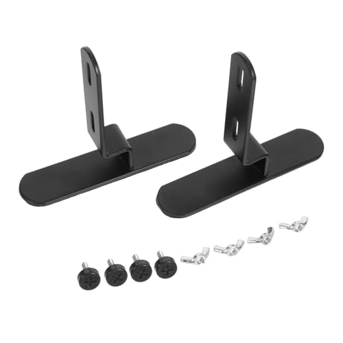 FONDOTIN 2 Stück Metall Pegboard Halterung Ohne Bohren Tisch Wand Halter Pegboard Ständer Organizer Für Büro Zuhause Schwarz von FONDOTIN