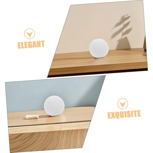 FONDOTIN 2 Stück Milchweißer Kugelförmiger Glasschirm Fassung Mattierter Lampenschirm für Pendelleuchte Wandleuchte Kronleuchter Sanftes Licht Bruchsicher Vielseitig Einsetzbar von FONDOTIN