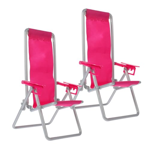 FONDOTIN 2 Stück Miniatur Strandliegestuhl Simulation Faltstuhl für Puppenhaus Mini Garten Dekoration Mini Lounge Chair für Kreative Wohnaccessoires FONDOTIN 2 Stück Miniatur Strandliegestuhl Simulation Faltstuhl für Puppenhaus Mini Garten Dekoration Mini Lounge Chair für Kreative Wohnaccessoires von FONDOTIN