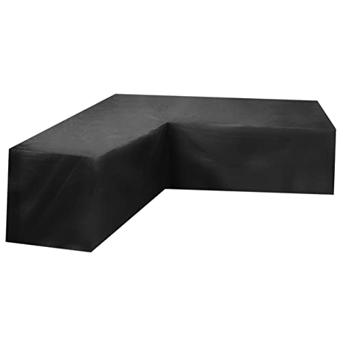 FONDOTIN 2 Stück Outdoor Ecksofa Abdeckung Wasserdichter Form Sofabezug Oxfordstoff Schutzhülle für Gartenmöbel Passend für Patio und Terrasse Winddicht und Langlebig von FONDOTIN