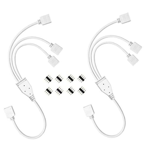 FONDOTIN 2 Stück Pin LED Splitter Kabel mit Steckern Rgb LED Strip Verteilerkabel für Verbindung von Smd Streifen Kupferdraht und PVC Hohe Temperaturbeständigkeit Einfache Installation FONDOTIN 2 Stück Pin LED Splitter Kabel mit Steckern Rgb LED Strip Verteilerkabel für Verbindung von Smd Streifen Kupferdraht und PVC Hohe Temperaturbeständigkeit Einfache Installation von FONDOTIN