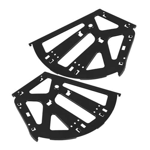 FONDOTIN 2 Stück Schwarze Klappscharniere für Schuhschrank Stabile Metallbeschläge Dreilagig Platzsparend Langlebig Geeignet für Flip Schuhkommoden von FONDOTIN