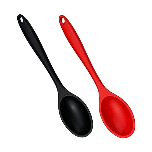 FONDOTIN 2 Stück Silikon Suppenschöpfer mit Langem Griff Praktische Kochlöffel für Zuhause Rot und Schwarz Hitzebeständig Leicht und Ergonomisch für Suppen und Eintöpfe FONDOTIN 2 Stück Silikon Suppenschöpfer mit Langem Griff Praktische Kochlöffel für Zuhause Rot und Schwarz Hitzebeständig Leicht und Ergonomisch für Suppen und Eintöpfe von FONDOTIN
