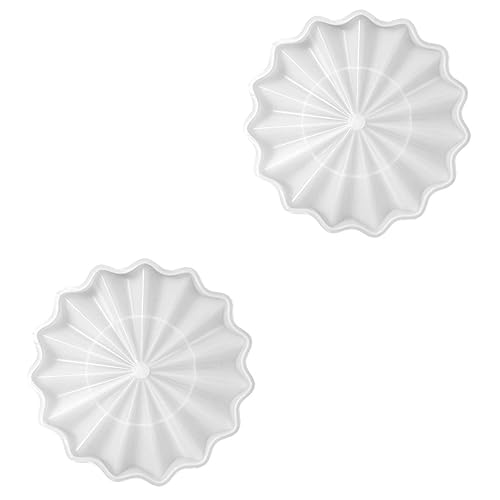 FONDOTIN 2 Stück Silikonform Tablett Wellenmuster Flexibel Langlebig für Epoxidharz Gießen Diy Crystal Epoxy Plate Mold Küchen Servierplatte Form Sicher Bpa Frei Einfach zu Reinigen FONDOTIN 2 Stück Silikonform Tablett Wellenmuster Flexibel Langlebig für Epoxidharz Gießen Diy Crystal Epoxy Plate Mold Küchen Servierplatte Form Sicher Bpa Frei Einfach zu Reinigen von FONDOTIN