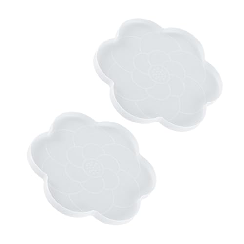 FONDOTIN 2 Stück Silikonform Untersetzer Flexible Transparente Gießform für DIY Cup Mat und Teller Einfache Reinigung Geeignet für Kreative Epoxidharz Projekte und Individuelle FONDOTIN 2 Stück Silikonform Untersetzer Flexible Transparente Gießform für DIY Cup Mat und Teller Einfache Reinigung Geeignet für Kreative Epoxidharz Projekte und Individuelle von FONDOTIN