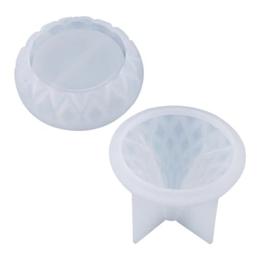 FONDOTIN 2 Stück Silikonform für DIY Epoxidharz Aufbewahrungsboxen Flexible Reißfeste Gießform Wiederverwendbar Klein und Praktisch für Kreative Bastelprojekte von FONDOTIN