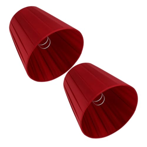 FONDOTIN 2 Stück Stoff Lampenschirme für Tischlampen Clip Lampenschirm Weinrot Leichter Einfacher Ersatz für Steh und Schreibtischlampen Rustikales Design für Gemütliche FONDOTIN 2 Stück Stoff Lampenschirme für Tischlampen Clip Lampenschirm Weinrot Leichter Einfacher Ersatz für Steh und Schreibtischlampen Rustikales Design für Gemütliche von FONDOTIN