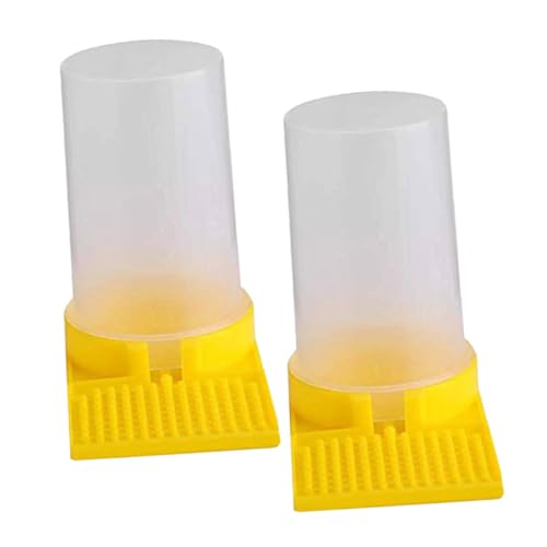 FONDOTIN 2 Stück Teiliges Bienenfutter Robustem PP Wiederverwendbare Bienentränke und Wasserbecher für Bienenfreundlicher Futterspender ohne Öffnen Bienenstocks Einfach zu Bedienen FONDOTIN 2 Stück Teiliges Bienenfutter Robustem PP Wiederverwendbare Bienentränke und Wasserbecher für Bienenfreundlicher Futterspender ohne Öffnen Bienenstocks Einfach zu Bedienen von FONDOTIN