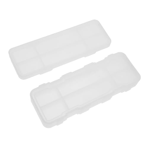 FONDOTIN 2 Stück Teiliges DIY Silikonform für Stiftebox Flexible Wiederverwendbare Epoxidharz Gießform Langlebige Glatte Oberfläche Geeignet für Schreibwarenaufbewahrung und Bastelprojekte von FONDOTIN