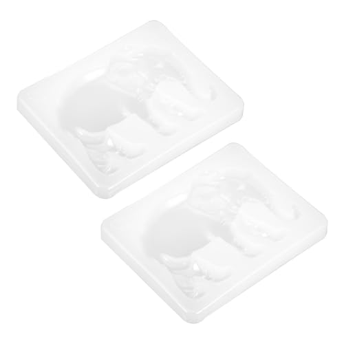 FONDOTIN 2 Stück Teiliges DIY Silikonform mit Mond und Elefantenmotiven Flexible Langlebige Gießformen aus Sicherem Mildem Silikon für Epoxidharz Schmuck und Bastelarbeiten von FONDOTIN