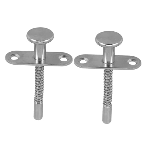 FONDOTIN 2 Stück Teiliges Federbolzen Schloss aus Robustem Eisen Federbelastete Verriegelung für Babybett und Kaninchenkäfig Langlebig Sicher und Einfach zu Montieren Zuverlässiger Ersatz FONDOTIN 2 Stück Teiliges Federbolzen Schloss aus Robustem Eisen Federbelastete Verriegelung für Babybett und Kaninchenkäfig Langlebig Sicher und Einfach zu Montieren Zuverlässiger Ersatz von FONDOTIN