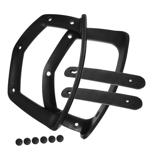 FONDOTIN 2 Stück Teiliges Kunststoff Armlehnen für Bürostühle Ersatz Armlehnenpolster mit Klassischem Design Kompatibel für Schreibtischstühle Praktische und Sichere Armstützen für Büro FONDOTIN 2 Stück Teiliges Kunststoff Armlehnen für Bürostühle Ersatz Armlehnenpolster mit Klassischem Design Kompatibel für Schreibtischstühle Praktische und Sichere Armstützen für Büro von FONDOTIN