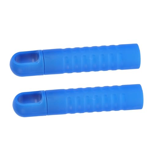 FONDOTIN 2 Stück Teiliges Mop Ersatzgriff Ergonomischer Rutschfester Griff mit Kompatibel für Besenstiel Wischmoppstiel und Kehrschaufel Praktische Endkappe für Einfache Haushaltsreinigung von FONDOTIN