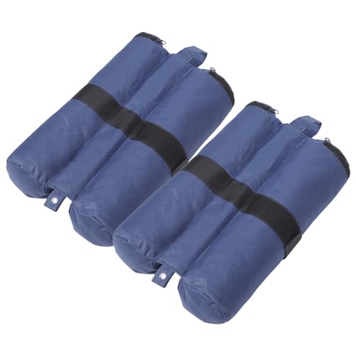 FONDOTIN 2 Stück Teiliges Oxford Sandsäcke für Pavillon Wetterfeste Zeltgewichtstaschen mit Befestigungsriemen Multifunktionale Sandsäcke zum Beschweren von Outdoor Zelten Einfach zu von FONDOTIN