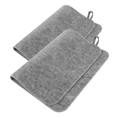 FONDOTIN 2 Stück Teiliges Saunakissen aus Dickem Filz Wasserabsorbierend Wärmeisolierend rutschfeste Sauna Sitzauflage für Zuhause und Spa Langlebige Weiche Saunamatte Einfache Komfortables von FONDOTIN
