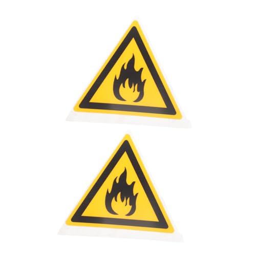 FONDOTIN 2 Stück Teiliges Warnschild Brennbare Stoffe Pet Langlebige Wetterfeste Sicherheitsaufkleber Sichtbar für Innen und Außen Warnhinweis für Feuergefährliche Materialien FONDOTIN 2 Stück Teiliges Warnschild Brennbare Stoffe Pet Langlebige Wetterfeste Sicherheitsaufkleber Sichtbar für Innen und Außen Warnhinweis für Feuergefährliche Materialien von FONDOTIN