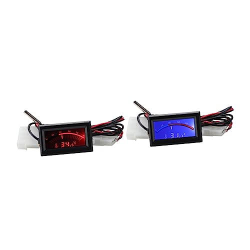 FONDOTIN 2 Stück Thermometer Reptil Außentemperaturanzeige Hochtemperaturthermometer elektronisch LED LCD-Thermometer Digitalthermometer mit Sonde Küchenthermometer Abs FONDOTIN 2 Stück Thermometer Reptil Außentemperaturanzeige Hochtemperaturthermometer elektronisch LED LCD-Thermometer Digitalthermometer mit Sonde Küchenthermometer Abs von FONDOTIN