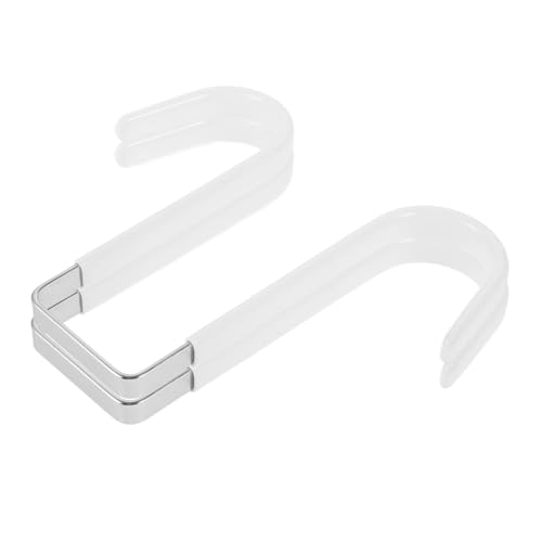 FONDOTIN 2 Stück Türhaken für Badezimmer und Schlafzimmer Robuste Stylische Türhänger für Handtücher und Kleidung ohne Bohren Platzsparendes Design Geeignet für Innentüren Weiß FONDOTIN 2 Stück Türhaken für Badezimmer und Schlafzimmer Robuste Stylische Türhänger für Handtücher und Kleidung ohne Bohren Platzsparendes Design Geeignet für Innentüren Weiß von FONDOTIN