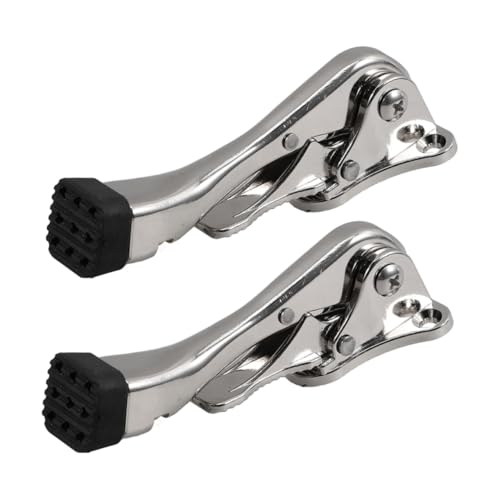 FONDOTIN 2 Stück Verstellbare Kick Down Türstopper Gummispitze Robuster Türhalter für Innenbereich Fußbedient Geräuscharm Passend für Verschiedene Türen in Büro und Zuhause FONDOTIN 2 Stück Verstellbare Kick Down Türstopper Gummispitze Robuster Türhalter für Innenbereich Fußbedient Geräuscharm Passend für Verschiedene Türen in Büro und Zuhause von FONDOTIN