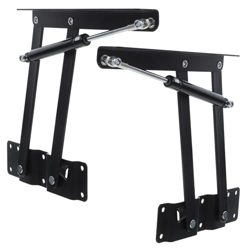 FONDOTIN 2 Stück Verstellbarer Schwerlast Hebescharnier mit Hydraulischem Lift Mechanismus für Couchtisch Faltbarer Stabiler Tischheberrahmen aus Eisen für Vielseitige Wohn und FONDOTIN 2 Stück Verstellbarer Schwerlast Hebescharnier mit Hydraulischem Lift Mechanismus für Couchtisch Faltbarer Stabiler Tischheberrahmen aus Eisen für Vielseitige Wohn und von FONDOTIN