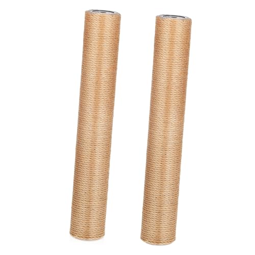 FONDOTIN 2 Stück Vertikaler Kratzpfosten aus Natürlichem Jute Ersatzteile für Katzenspielzeug Robust und Langlebig für Indoor Katzen und Kätzchen Krallenwetzen und Training FONDOTIN 2 Stück Vertikaler Kratzpfosten aus Natürlichem Jute Ersatzteile für Katzenspielzeug Robust und Langlebig für Indoor Katzen und Kätzchen Krallenwetzen und Training von FONDOTIN