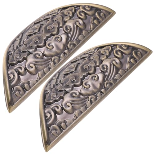 FONDOTIN 2 Stück Vintage Möbelgriffe aus Antike Schubladengriffe und Küchenschrank Griffe mit Lochabstand Robust und Korrosionsbeständig Elegantes Design für Schrank und Kommode von FONDOTIN