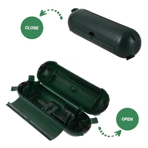 FONDOTIN 2 Stück Wasserdichte Anschlussdose Kunststoff Kabel verbindungsbox für Außenbereich Wetterfeste Schutzabdeckung für Verlängerungskabel Robust und Installieren für Garten von FONDOTIN