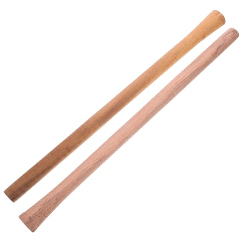 FONDOTIN 2 x solide Hackengriffe, Ersatz, langlebig, Hartholz, Hackengriff, 50 cm Länge, ideal für Gartengeräte und landwirtschaftliche Nutzung von FONDOTIN