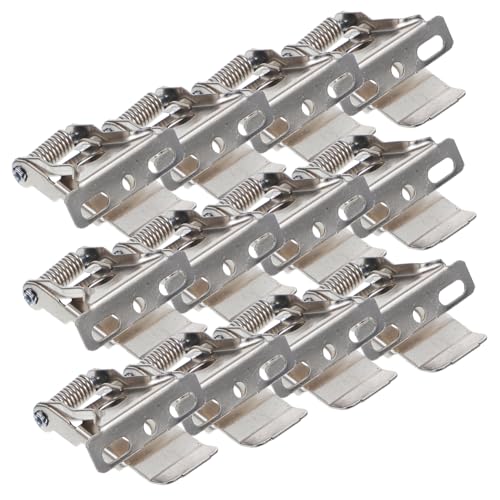FONDOTIN 20 Stück Federclip Einbaustrahler Metallfederklammer für LED Panel Downlight Montage Einfache Installation Stabiler Lichtbefestiger für Deckenleuchten von FONDOTIN