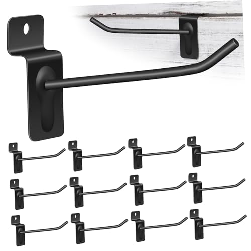 FONDOTIN 20 Stück Slatwall Haken für Garage und Robuste Platzsparende Aufhänger für Optimale Lagerung und Präsentation Installieren und Vielseitig Einsetzbar FONDOTIN 20 Stück Slatwall Haken für Garage und Robuste Platzsparende Aufhänger für Optimale Lagerung und Präsentation Installieren und Vielseitig Einsetzbar von FONDOTIN