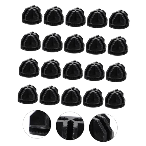 FONDOTIN 20 Stück Teiliges Steckregal Verbindungsstück Kratzfestem ABS Kunststoff Stabile Flexible Würfelverbinder für Kleiderschränke Schuhschränke Aufbewahrungs Steckregalsysteme von FONDOTIN