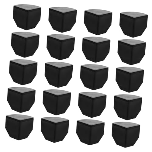 FONDOTIN 20 Stück Teiliges Steckverbinder Drahtwürfelregale Stabile Kunststoff schrankverriegelung Modularer Cube Organizer Schwarz weiße Eckverbinder für Flexible Aufbewahrungssysteme von FONDOTIN