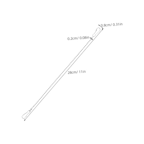 FONDOTIN 24 Stück Teiliges Metall hängketten mit Haken Rostfreie Aufhängeketten für Werbeschilder und Blumenampeln Starke Tragfähigkeit Einfache Installation Vielseitig Einsetzbar für FONDOTIN 24 Stück Teiliges Metall hängketten mit Haken Rostfreie Aufhängeketten für Werbeschilder und Blumenampeln Starke Tragfähigkeit Einfache Installation Vielseitig Einsetzbar für von FONDOTIN