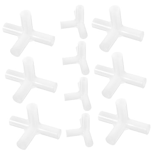 FONDOTIN 24 Stück Teiliges Zelt Vierwege Adapter Kunststoffverbinder für Zeltstangen Stabile Verbindung für Outdoor Zelte Terrassen und Langlebige Zeltzubehör Ersatzteile von FONDOTIN