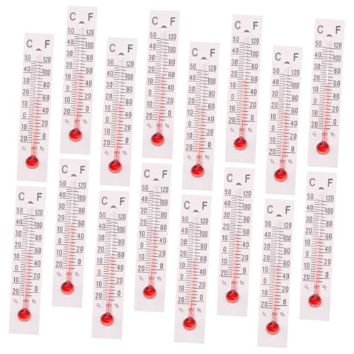 FONDOTIN 25 Stück Teiliges Miniatur Thermometer Modellset Weiße Miniatur Temperaturanzeiger Langlebige und Realistische Dekoration für Puppenhäuser für DIY Spielzimmer und Bastelprojekte FONDOTIN 25 Stück Teiliges Miniatur Thermometer Modellset Weiße Miniatur Temperaturanzeiger Langlebige und Realistische Dekoration für Puppenhäuser für DIY Spielzimmer und Bastelprojekte von FONDOTIN