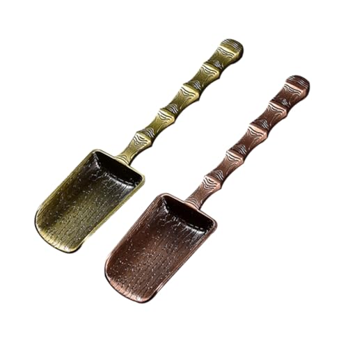 FONDOTIN 2stücke Teelöffel Aus Hochwertiger Kupferlegierung Teeschaufel Für Präzises Abmessen Für Teehäuser Zuhause Und Büro Stilvolles Design Und Teezubehör Für Teegenuss FONDOTIN 2stücke Teelöffel Aus Hochwertiger Kupferlegierung Teeschaufel Für Präzises Abmessen Für Teehäuser Zuhause Und Büro Stilvolles Design Und Teezubehör Für Teegenuss von FONDOTIN